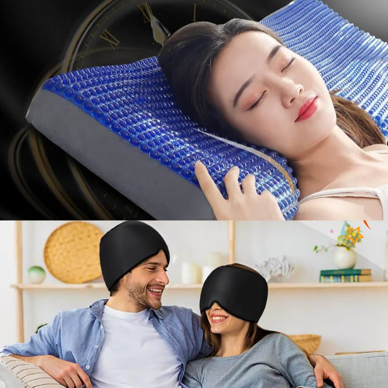 Memory Foam Pillow . Headache and Migrain relief Hat
